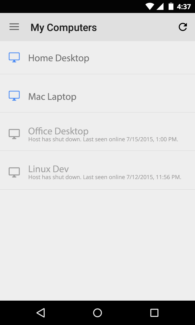 Chrome Remote Desktop screenshot #0