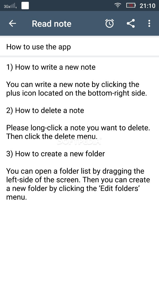ClevNote - Notepad, Checklist screenshot #1
