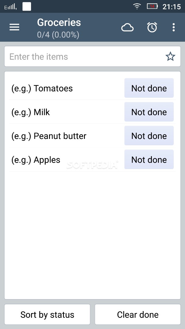 ClevNote - Notepad, Checklist screenshot #4