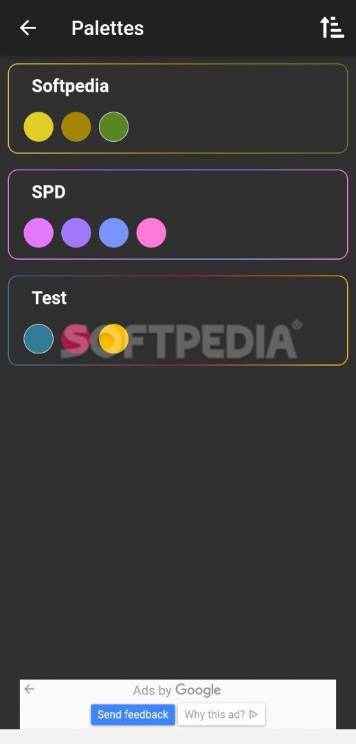 Color Gear Lite: create harmonious color palettes screenshot #4
