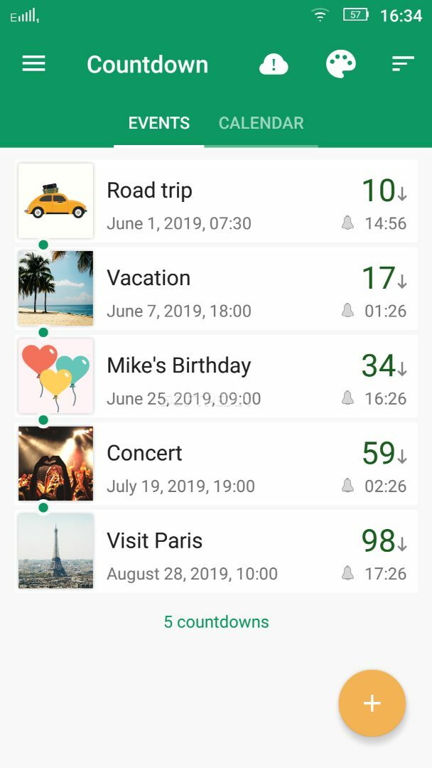 Countdown Days App&Widget screenshot #5