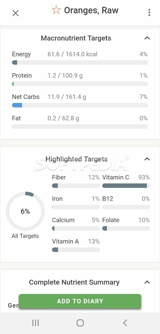 Cronometer – Nutrition Tracker screenshot #3
