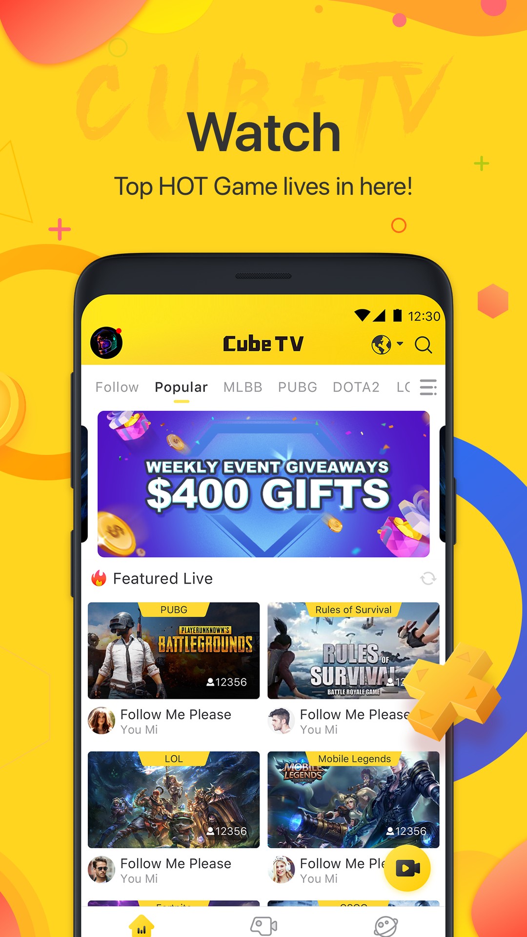 Cube TV - Live Stream Games Community screenshot #1