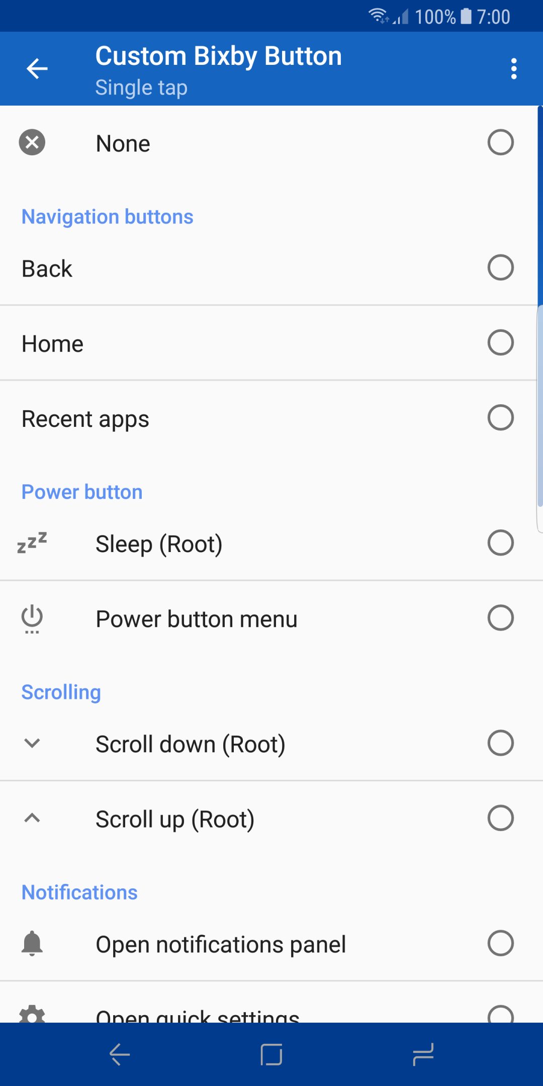 Custom Bixby Button (S8 / S8+) screenshot #1