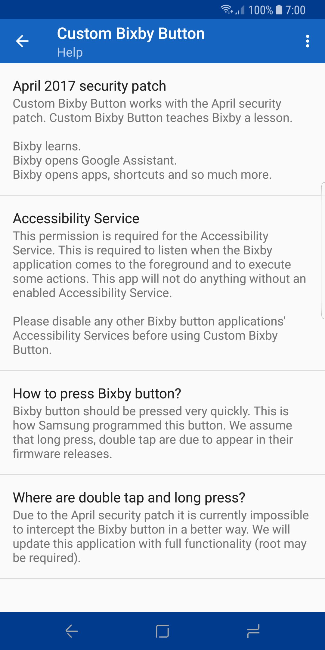 Custom Bixby Button (S8 / S8+) screenshot #4