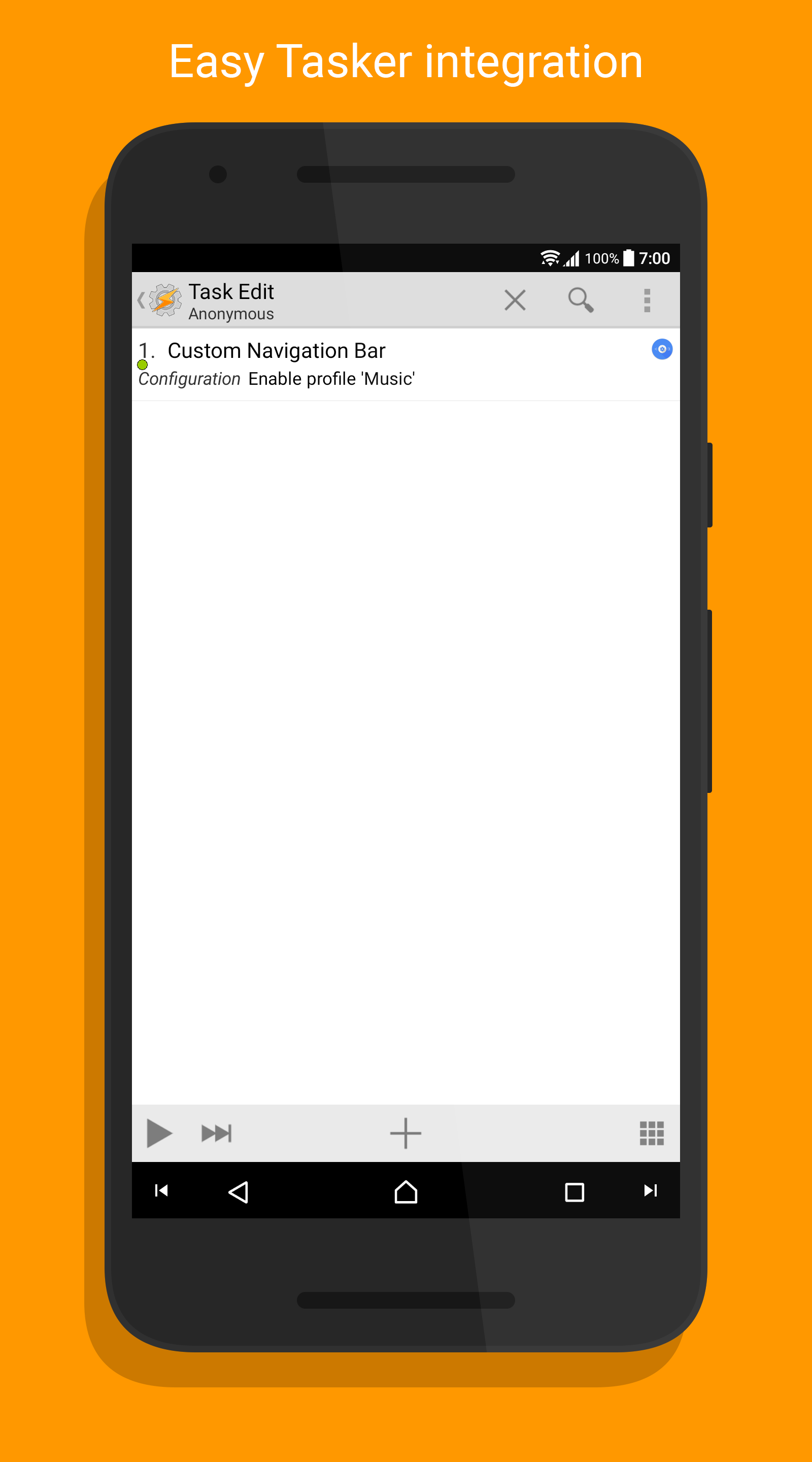 Custom Navigation Bar screenshot #1
