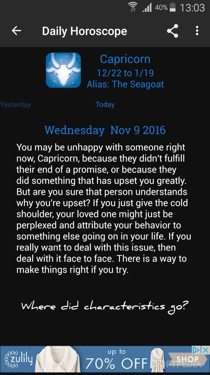 Daily Horoscope screenshot #1