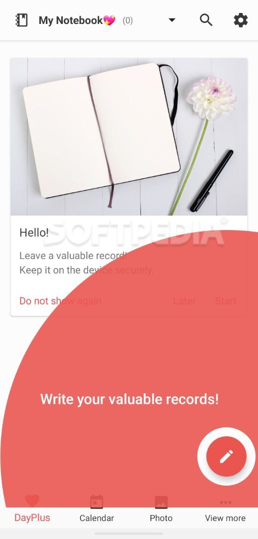 DayPlus : Simple Diary, Journal, Note screenshot #0