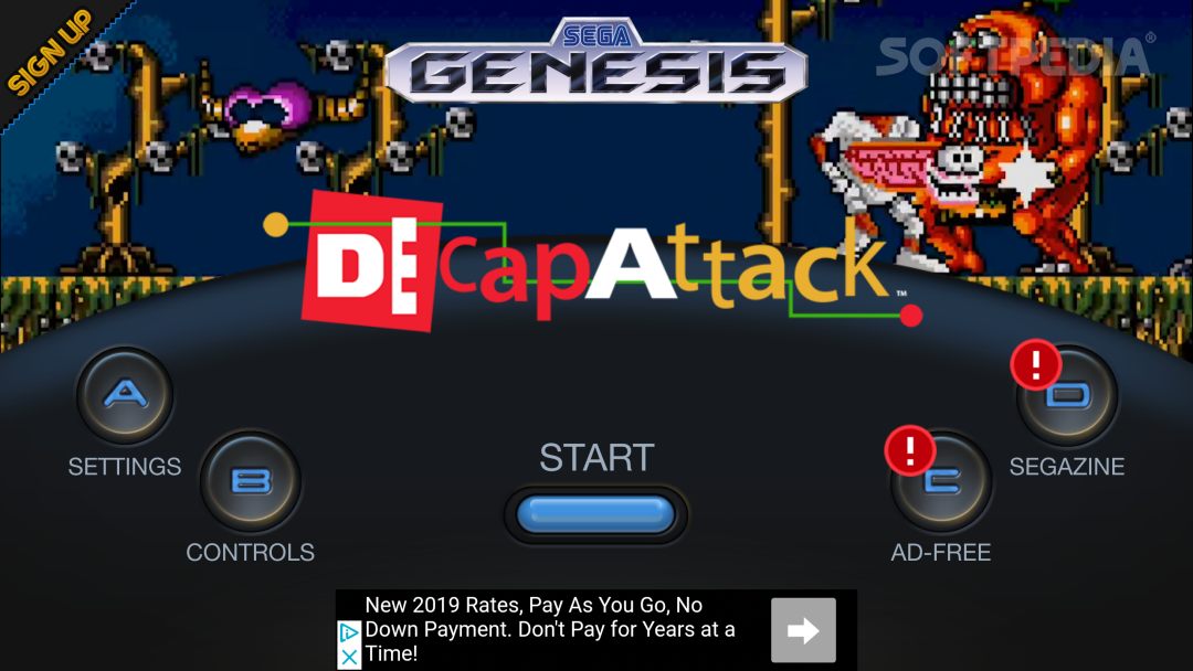 Decap Attack Classic screenshot #1