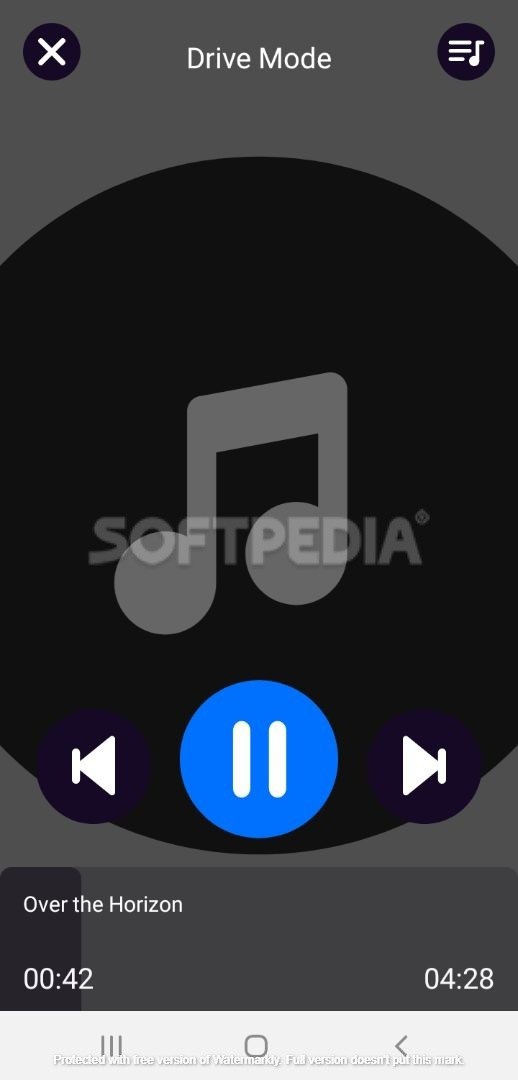 Default Music Player screenshot #4