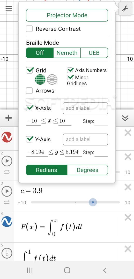 Desmos Graphing Calculator screenshot #5