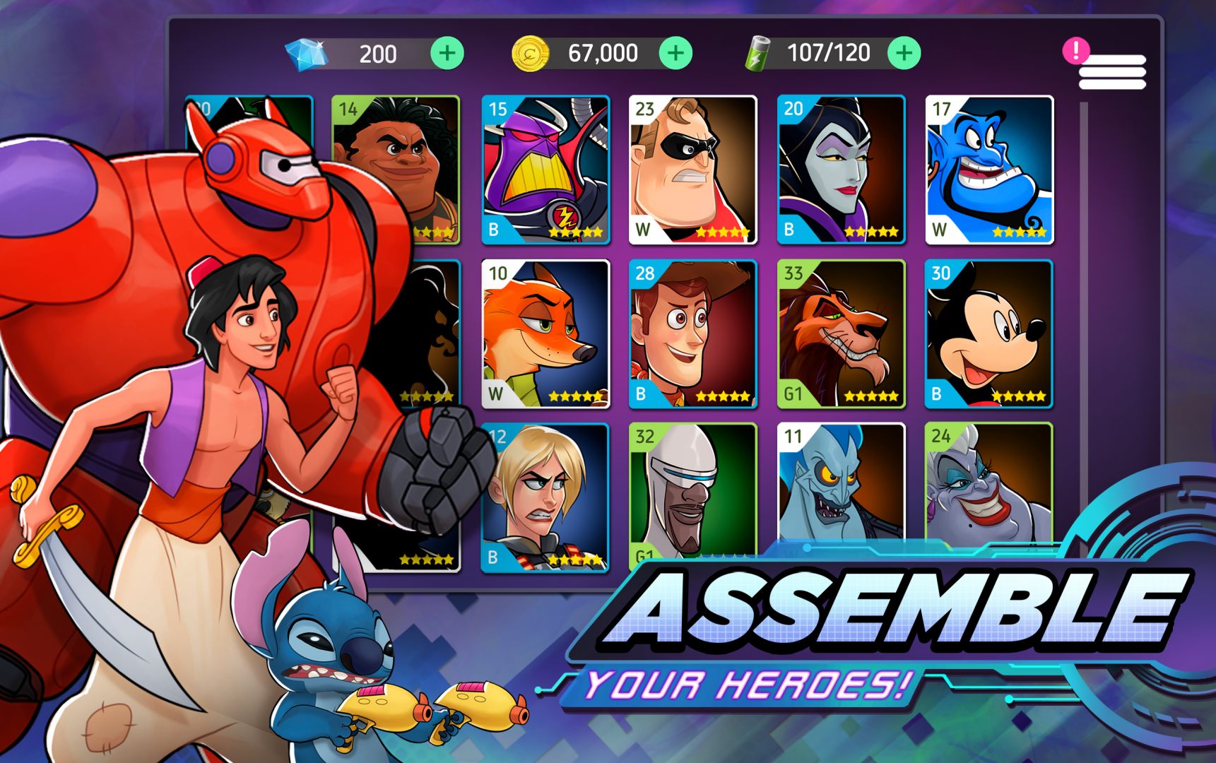 Disney Heroes: Battle Mode screenshot #1