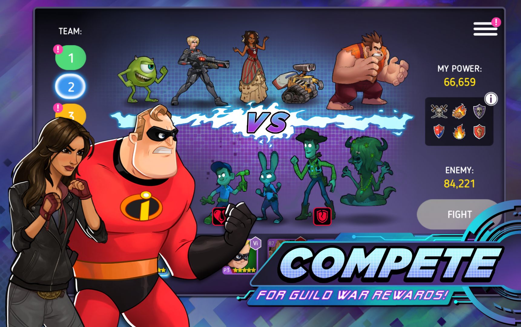 Disney Heroes: Battle Mode screenshot #4