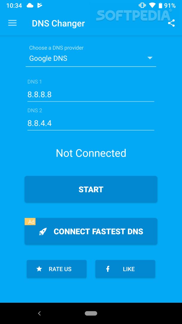 DNS Changer (no root 3G/WiFi) screenshot #1