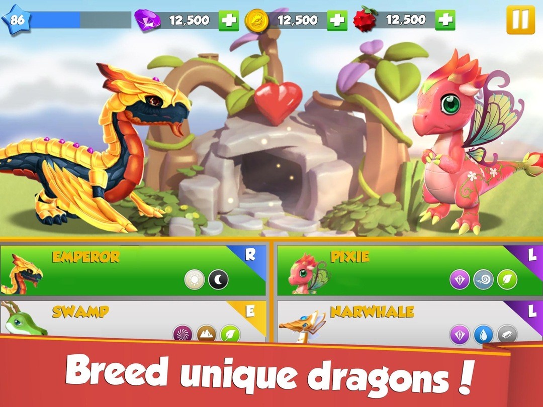 dragon mania legends divine new year maps