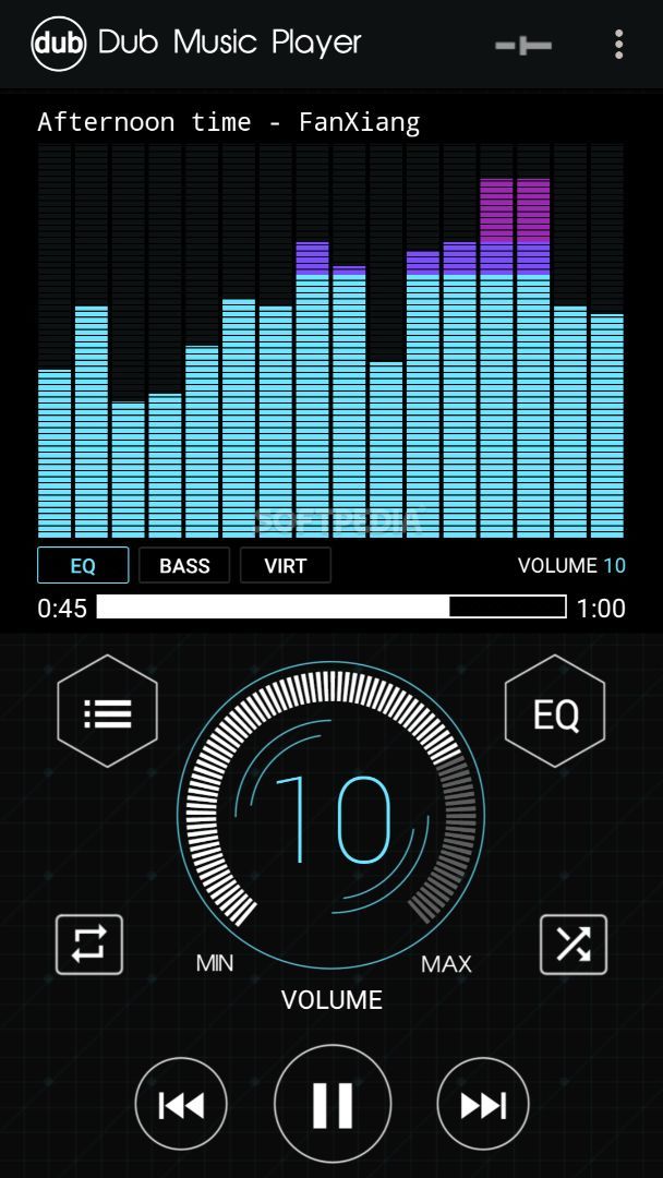 Dub Music Player - Audio Player & Music Equalizer screenshot #1