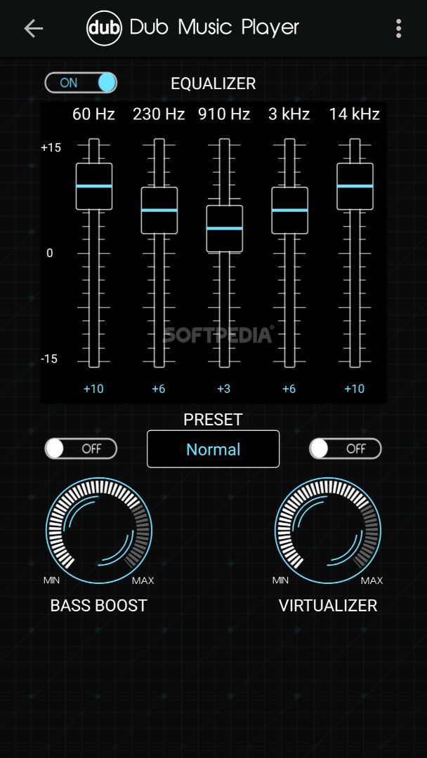 Dub Music Player - Audio Player & Music Equalizer screenshot #2