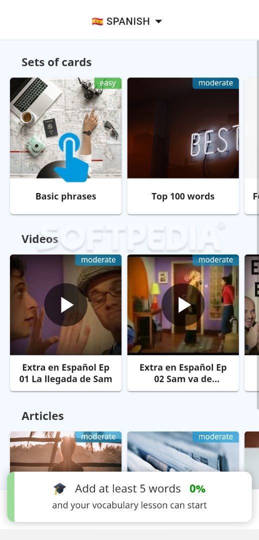 DuoCards - Language Learning Flashcards screenshot #1
