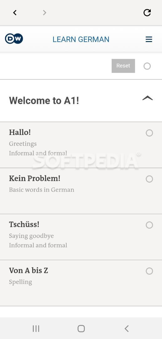DW Learn German - A1, A2, B1 and placement test screenshot #5