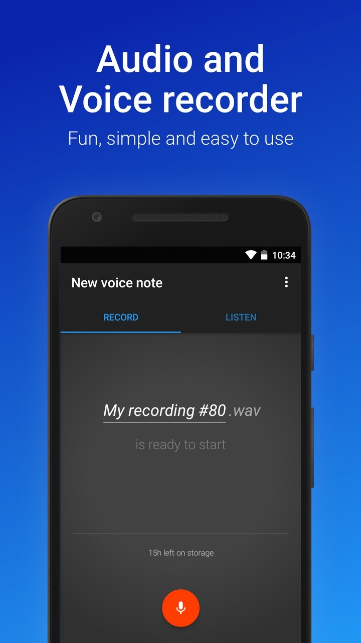 Easy Voice Recorder screenshot #0