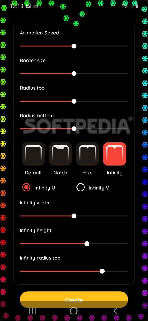 Edge Lighting Colors - Round Colors Galaxy screenshot #5