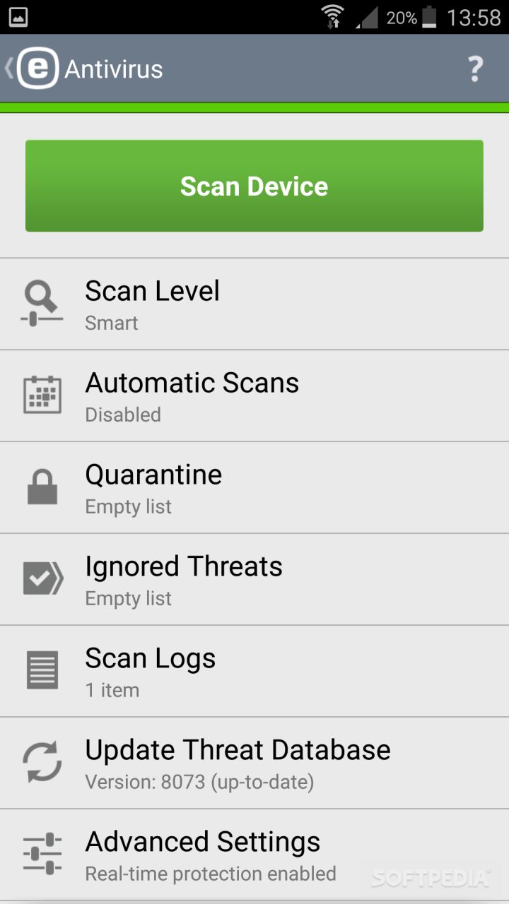 ESET Mobile Security & Antivirus screenshot #2