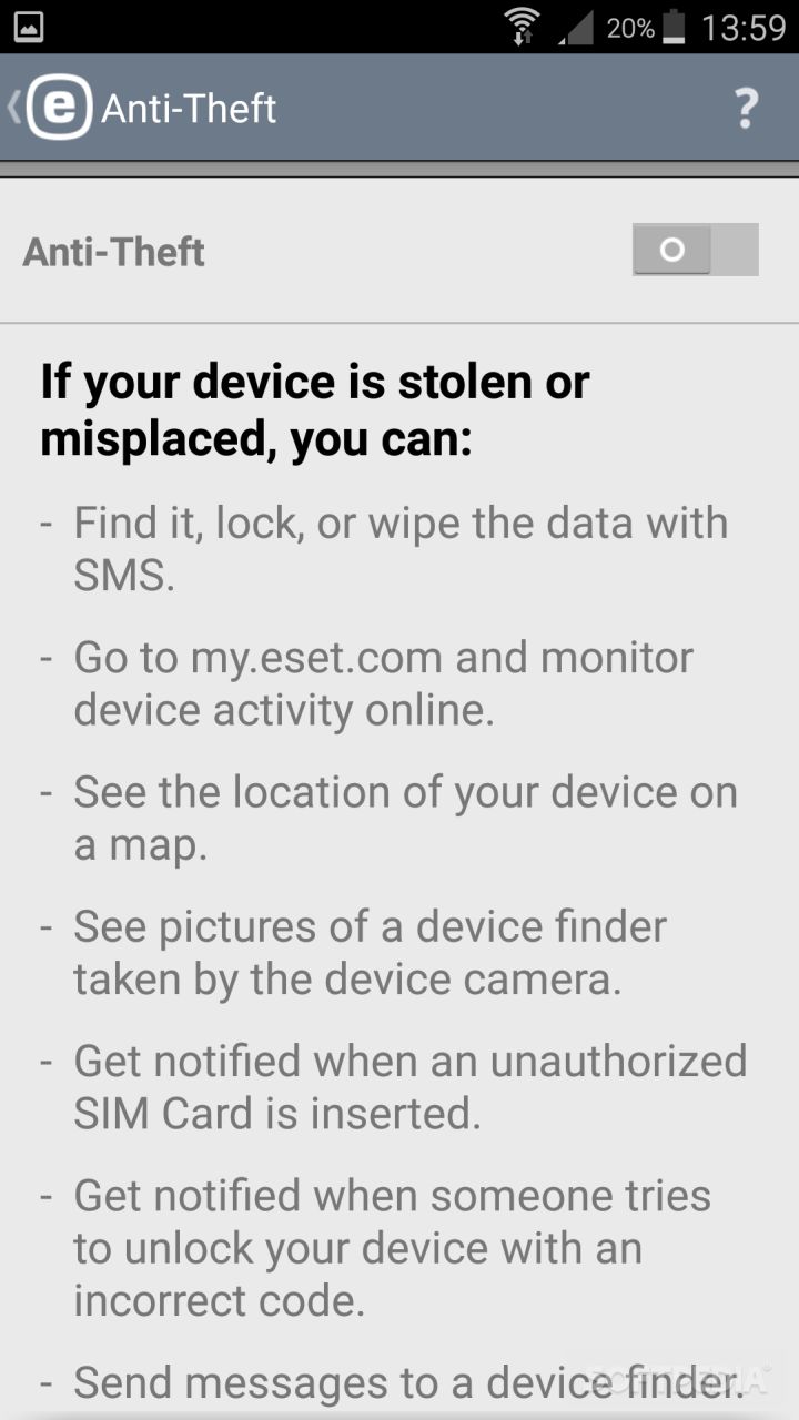 ESET Mobile Security & Antivirus screenshot #4