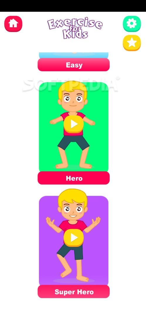 Exercise for Kids at home screenshot #1