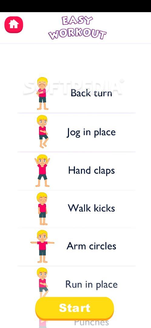 Exercise for Kids at home screenshot #3