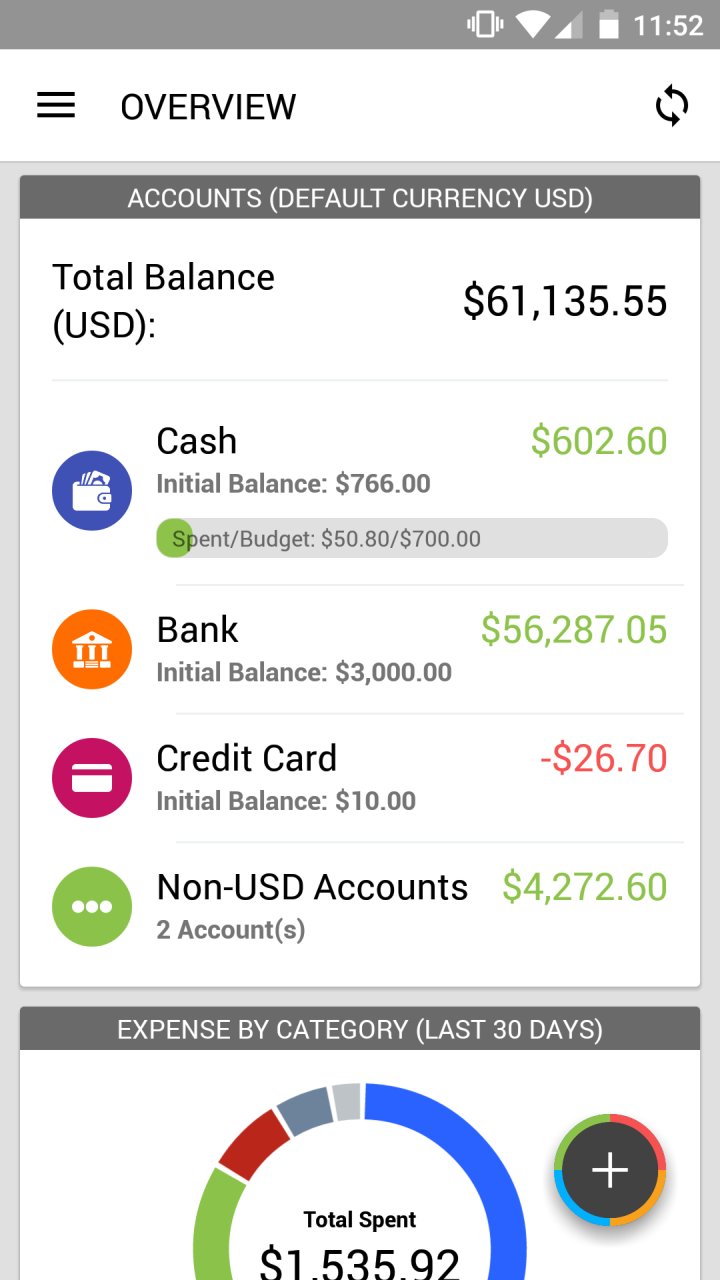 Expense IQ Money Manager screenshot #2