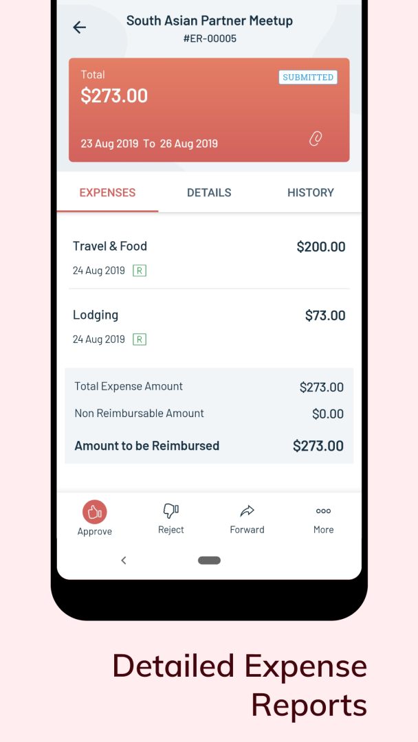 Expense Reporting and Approval - Zoho screenshot #2