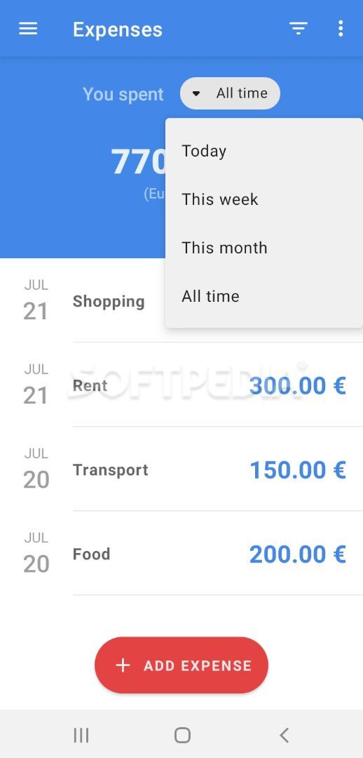 Expenses: Simple Tracker screenshot #4
