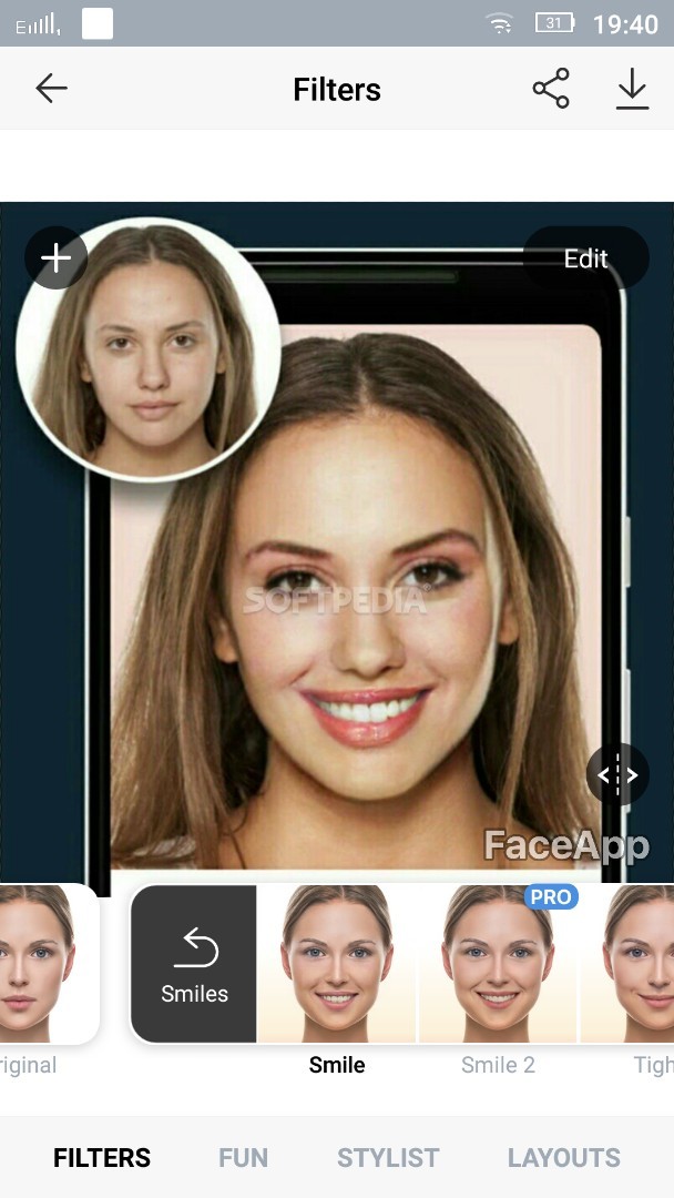 Как убрать надпись face app с фото