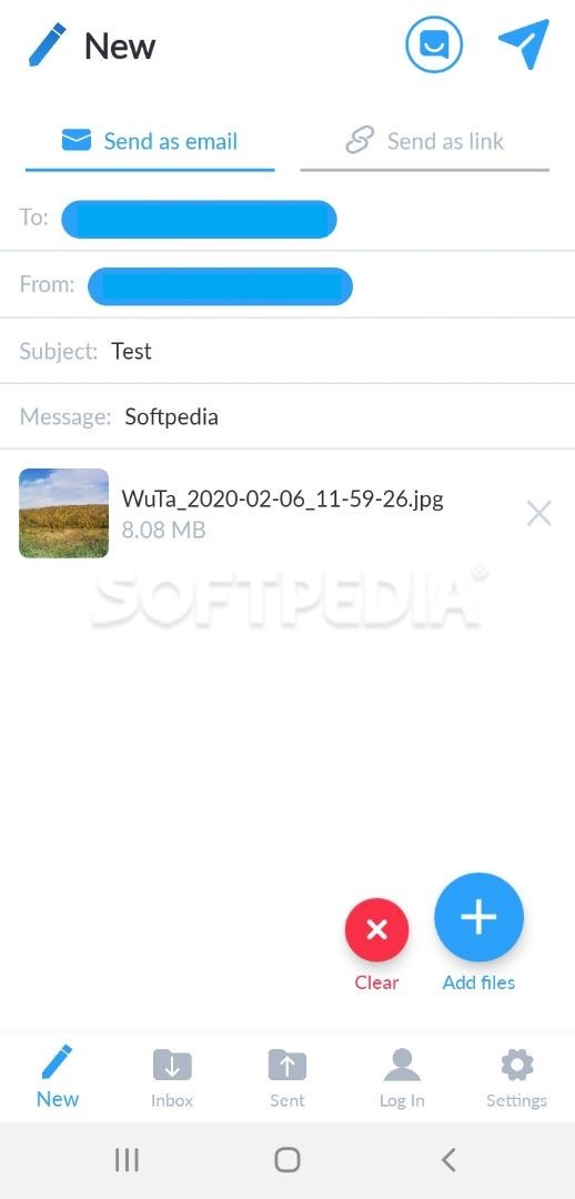 Filemail: Send large files screenshot #1