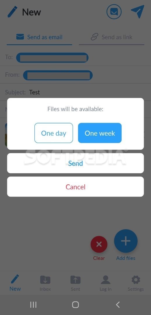 Filemail: Send large files screenshot #2