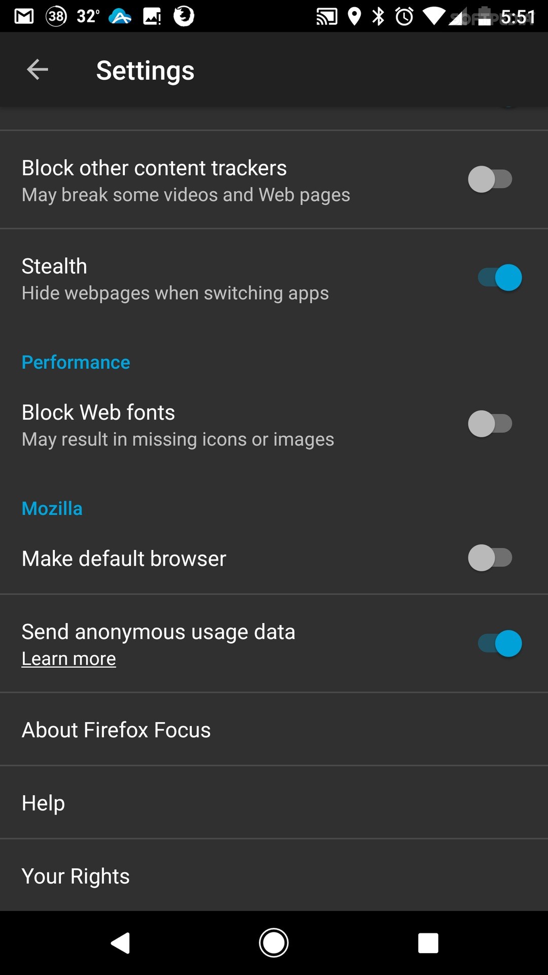 Firefox Focus: The privacy browser screenshot #2
