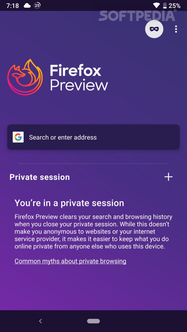 Firefox Preview screenshot #2