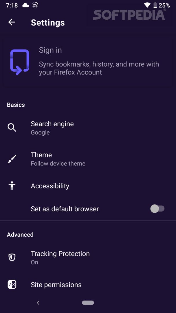 Firefox Preview screenshot #5