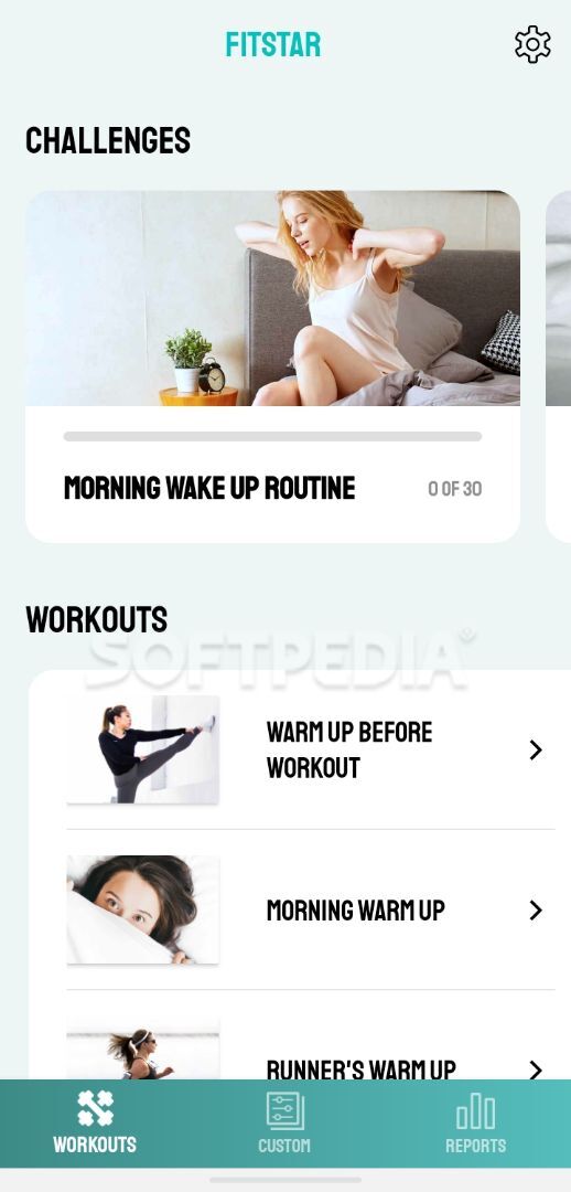 Warm Up & Morning Workout App by Fitness Coach screenshot #0
