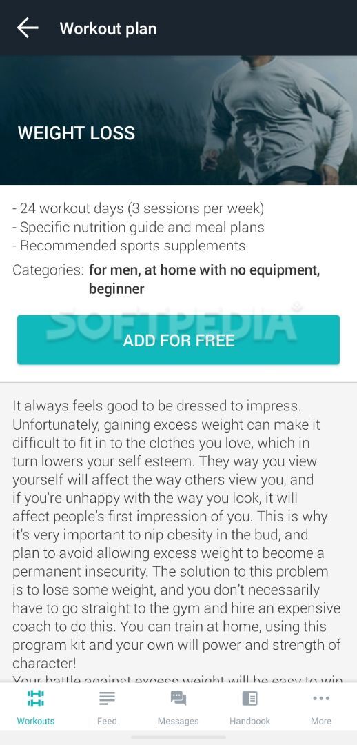 Fitness Online - weight loss workout app with diet screenshot #2