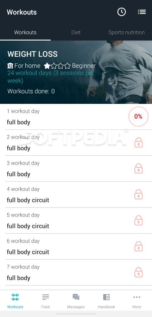 Fitness Online - weight loss workout app with diet screenshot #3