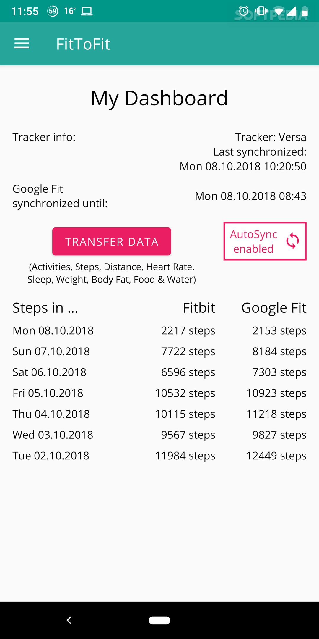 fitbit connect with google fit
