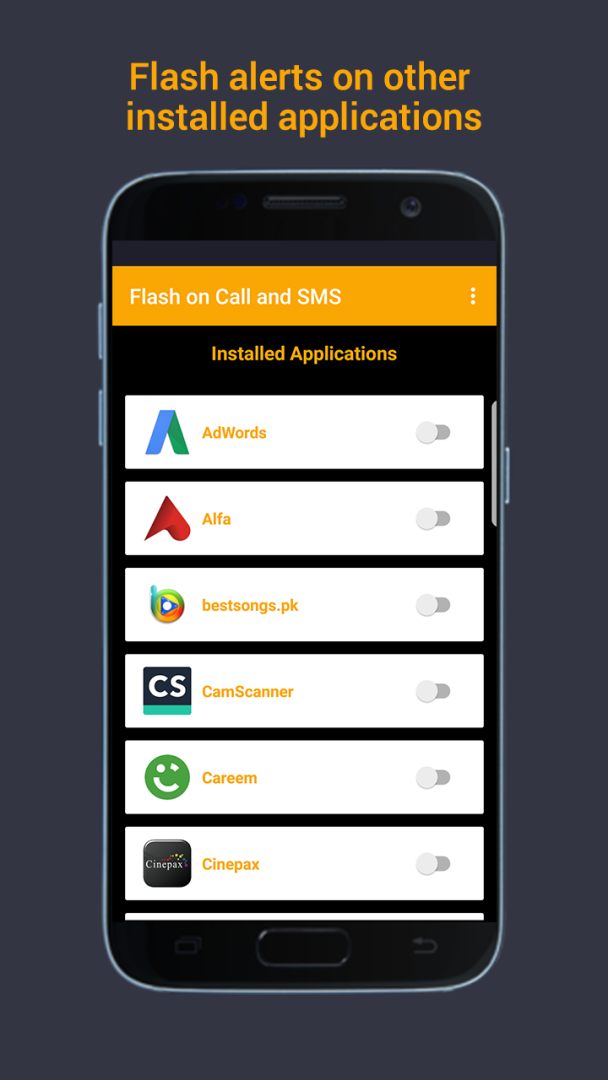 Flash on Call & SMS screenshot #2