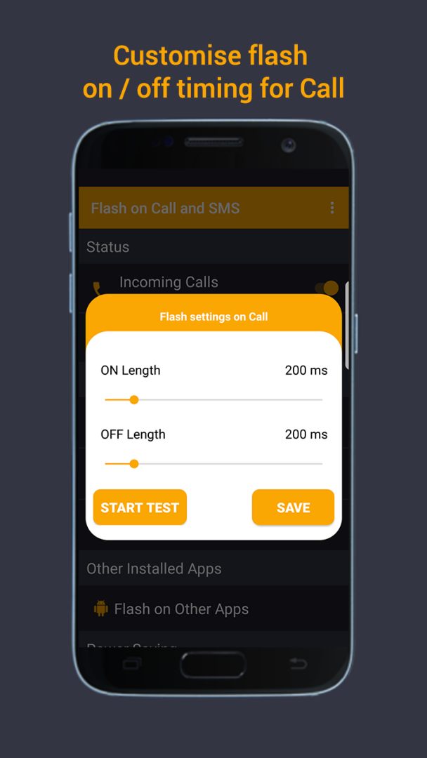 Flash on Call & SMS screenshot #3