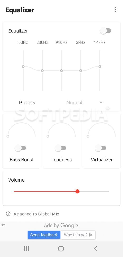 Flat Equalizer - Bass Booster & Volume Booster screenshot #0