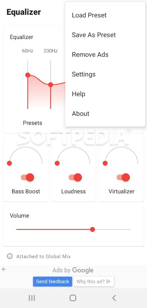 Flat Equalizer - Bass Booster & Volume Booster screenshot #2