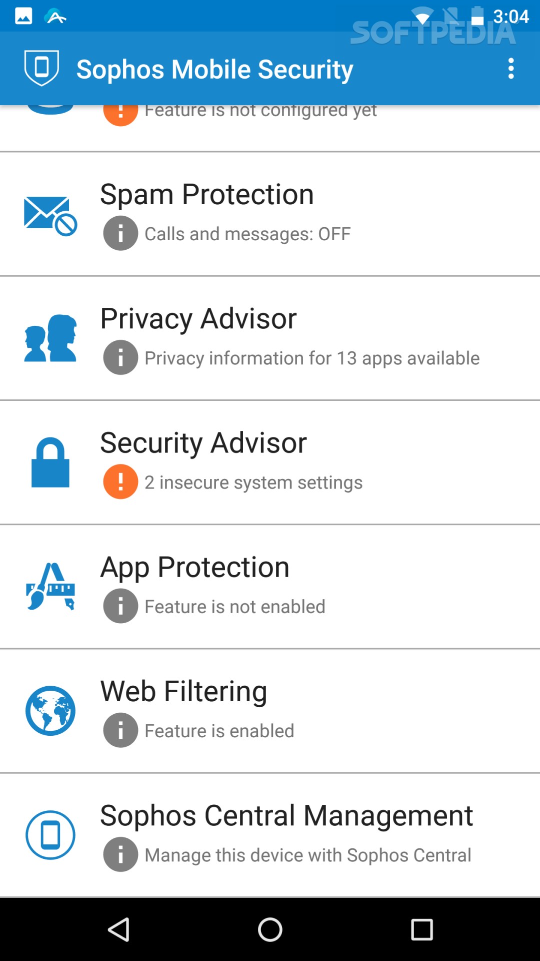 Sophos Mobile Security screenshot #5