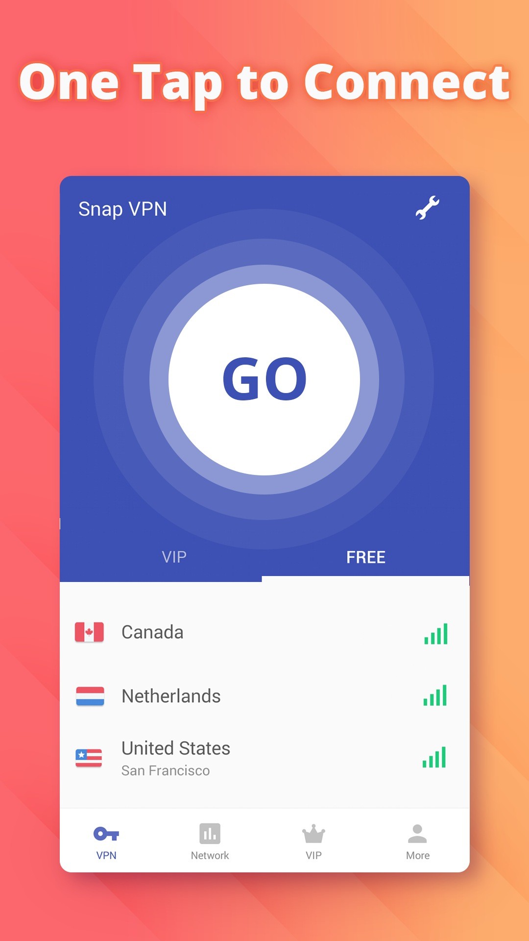 Snap VPN screenshot #0