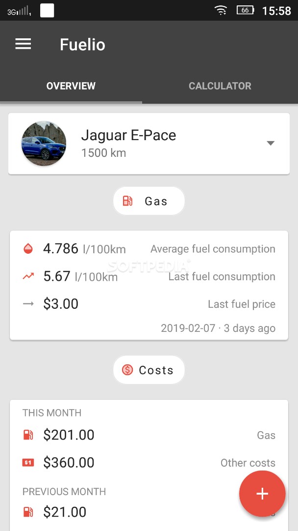 Fuelio: Gas log & costs screenshot #0