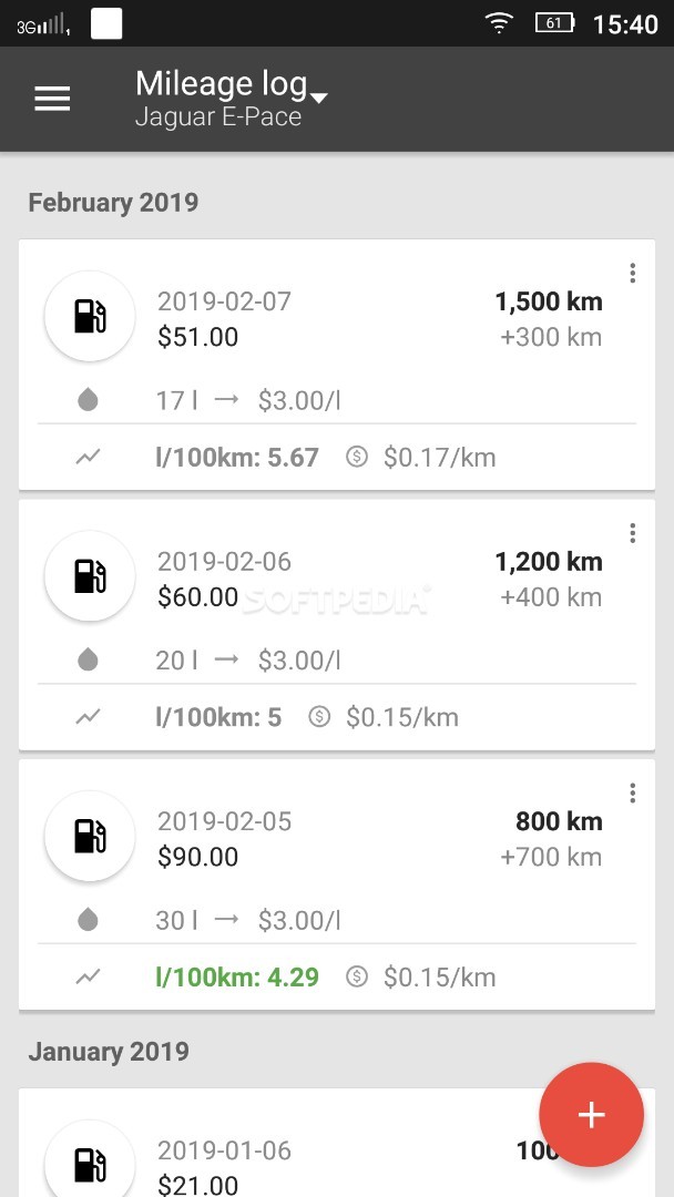Fuelio: Gas log & costs screenshot #2